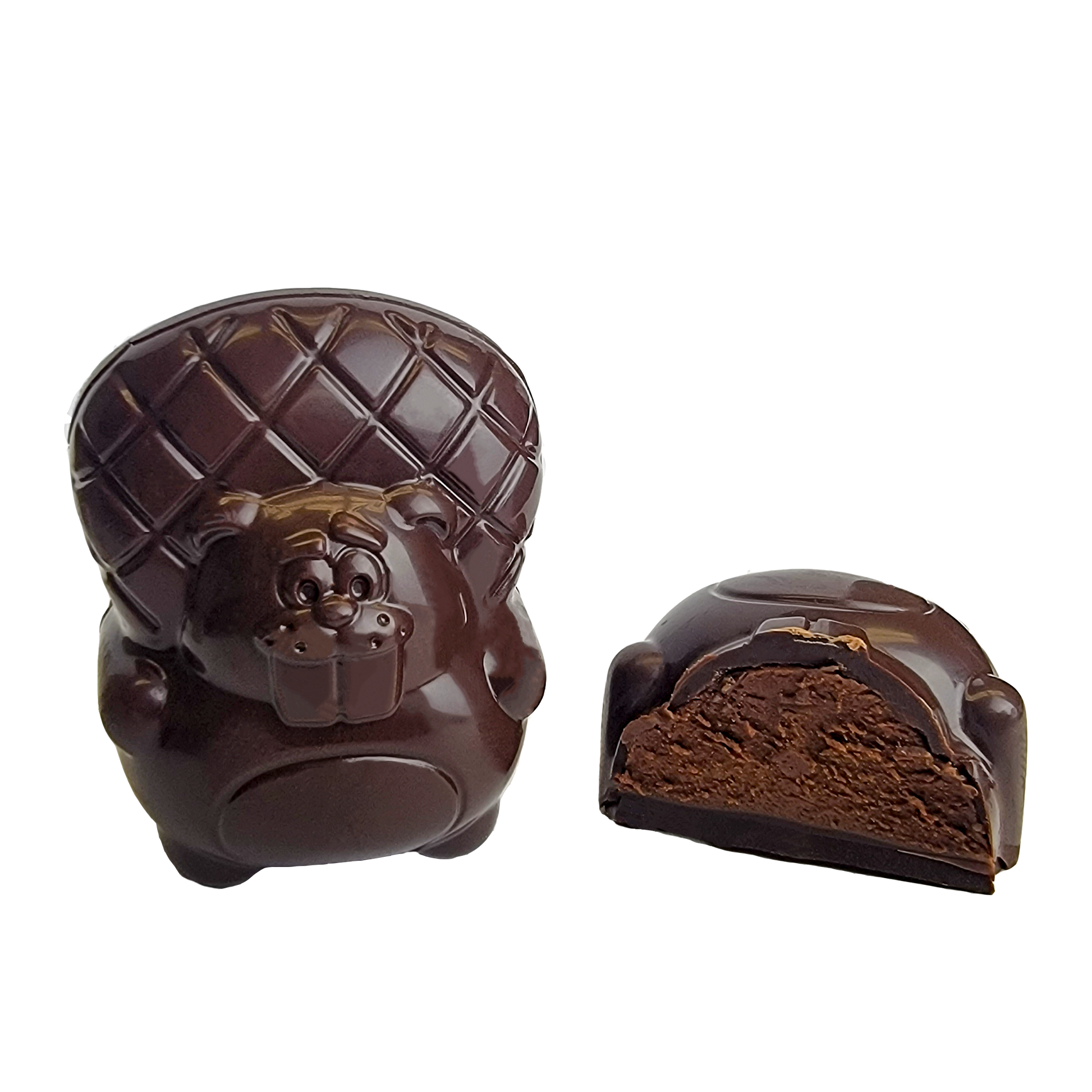 BOX OF 6 CHOCOLATE CREAM FILLED BEAVERS - NEW FLAVORS!