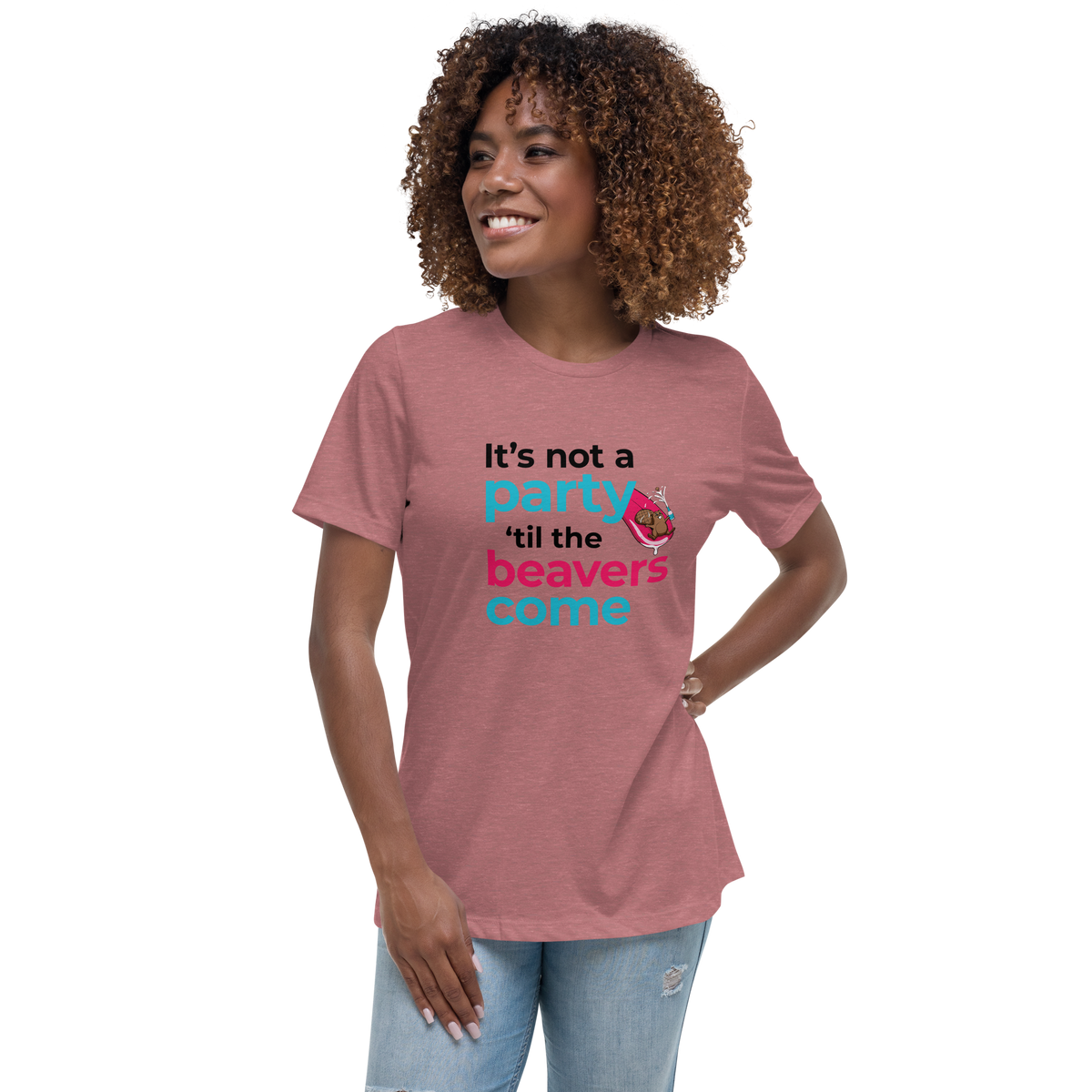 Beaver Party - Women's Relaxed T-Shirt